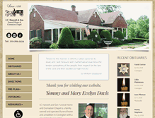 Tablet Screenshot of harwellfuneralhome.com